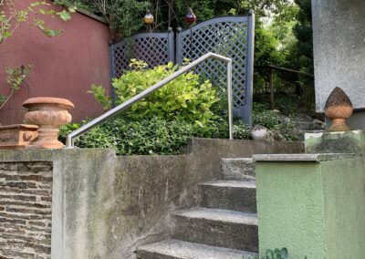 Schlosserei Strodl Handlaufgeländer aus Edelstahl
